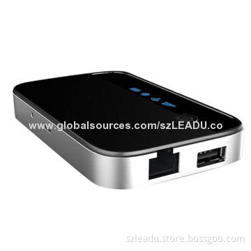 New 3G WiFi Router Power Bank for iPhone, Mobile Phones, 3,000mAh Capacity